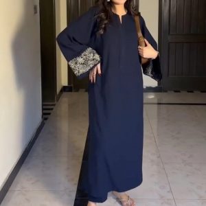 Blue Over Size kurti set