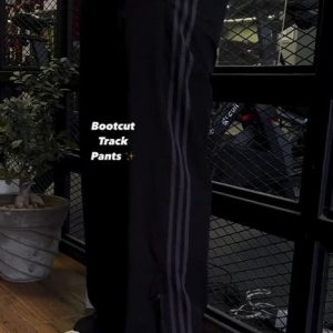 Grey Stripes track pants