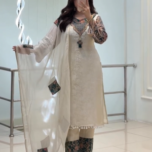 Chanderi Silk Suit Set